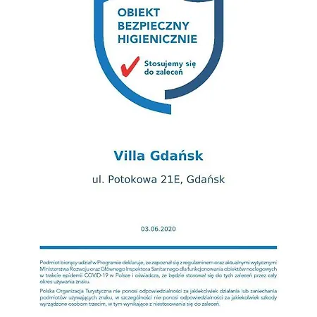 ベッド・アンド・ブレックファスト Villa Gdansk グダニスク
